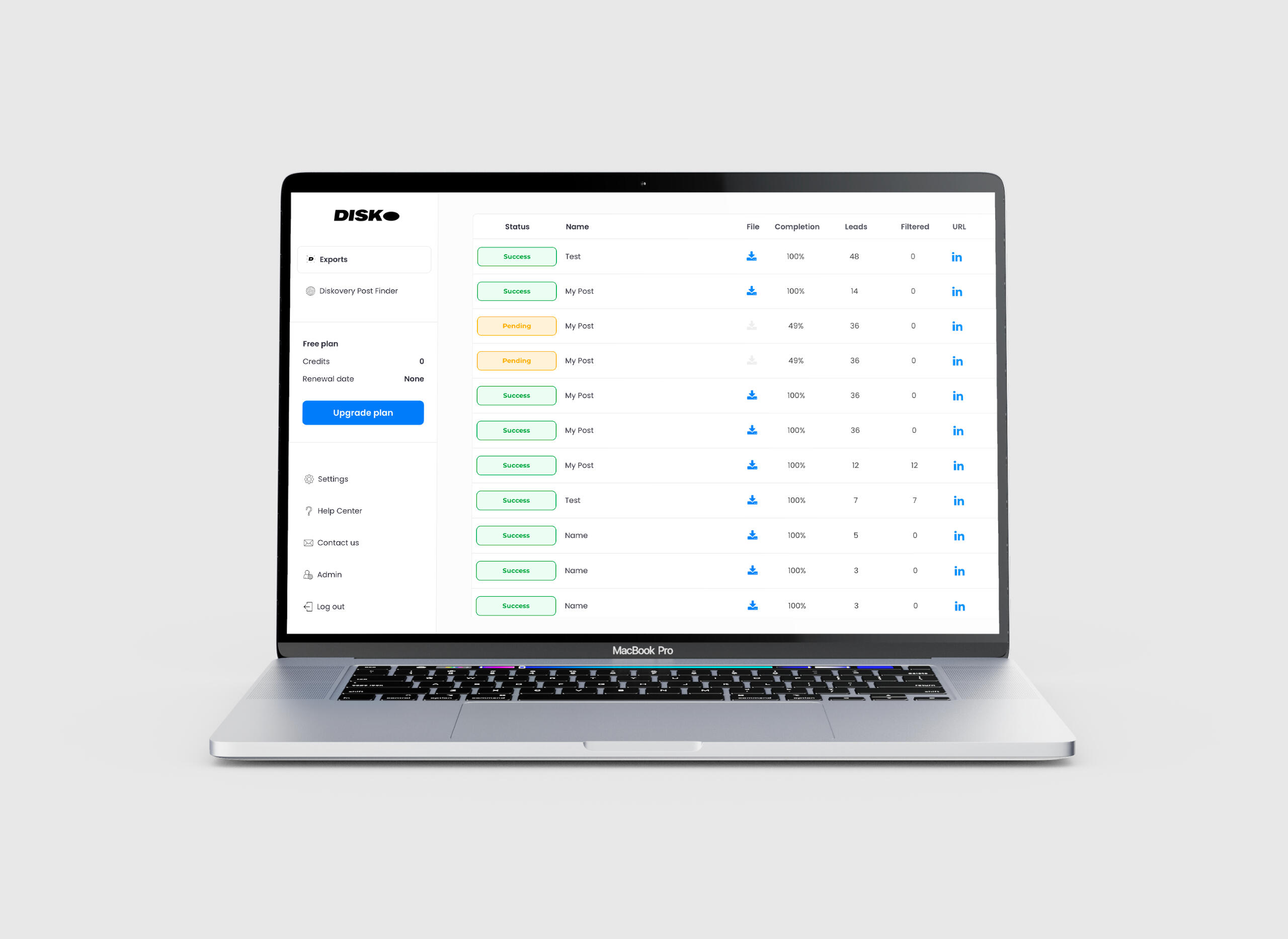 Disko bubble.io app 1